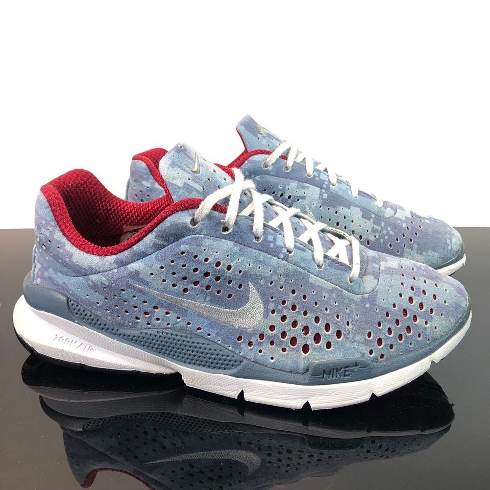 Nike Air Zoom Moire+ Womens Size 8 Running Gym Train Shoes Sneaker Light‎ Blue